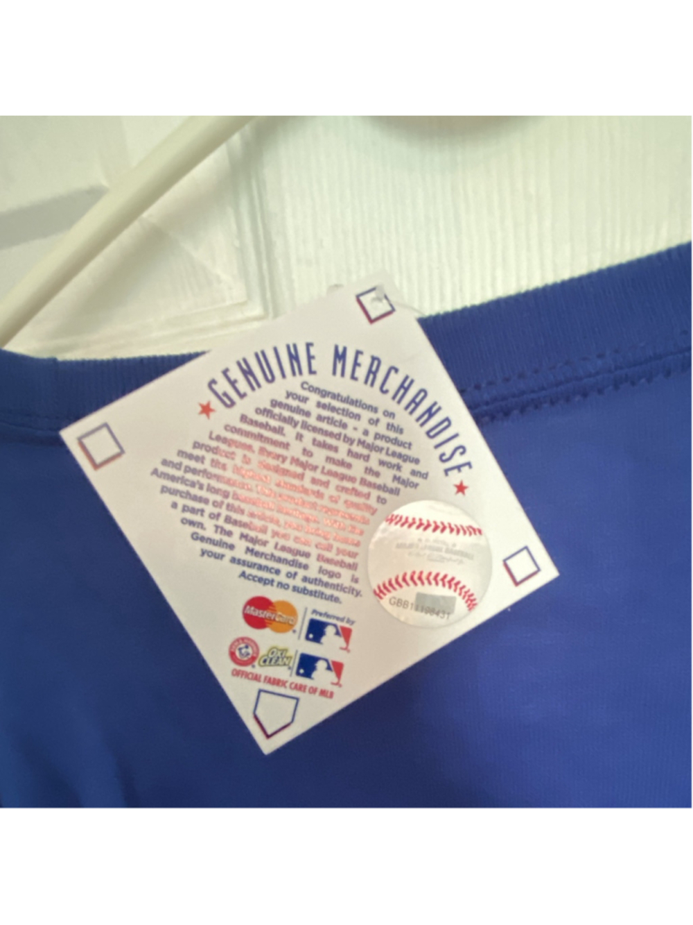 Majestic New York Mets MLB Officially Licensed Long Sleeve Shirt 2XL Blue - Picture 5 of 6